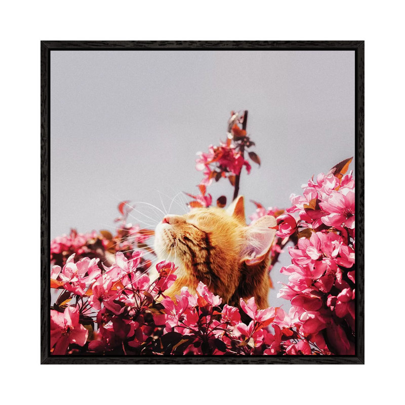 I Thought About You So Much Today 1 Piece Wall Art on Canvas, 66.04cm H x 66.04cm W x 3.81cm D, Black Framed