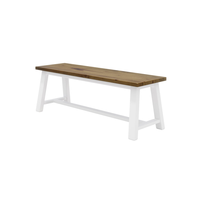 Banc en bois massif, Naturel