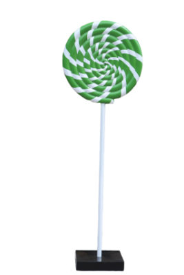 Henebry Swirl Lollipop Over Sized Statue