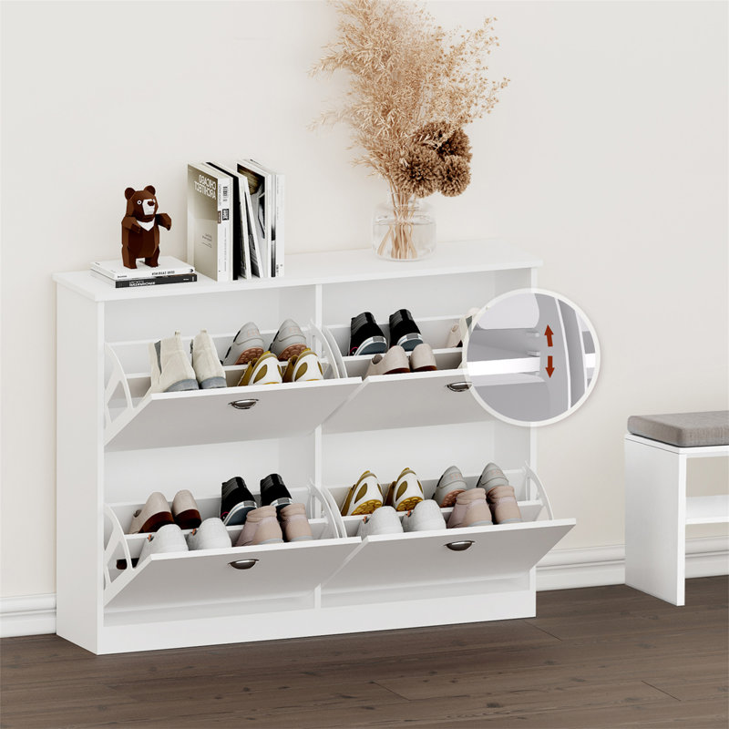 Range-chaussures, Blanc