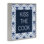 «Kiss The Cook Blue Florals», giclée encadrée, conception par Annie Lapoint