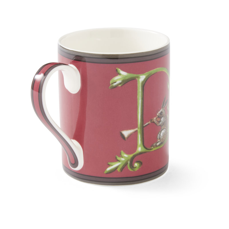 12 Oz Alphabet Mug – R, D