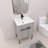 Kashiram 24.03'' Single Bathroom Vanity with Ceramic Top-1269279451