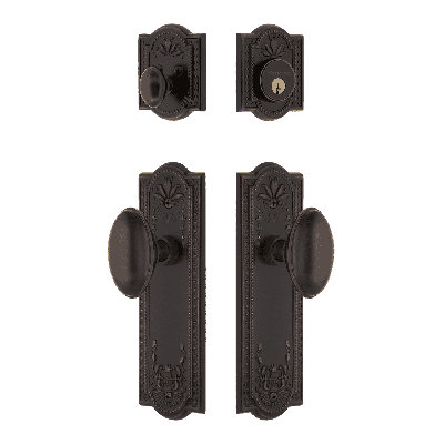 Nostalgic Warehouse Meadows Entry Set with Homestead Knob