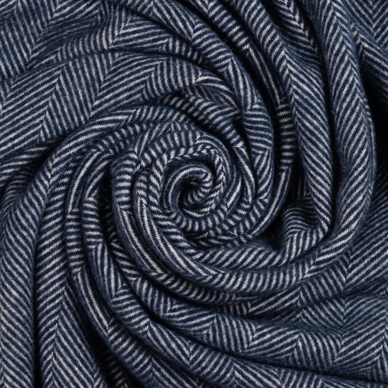  Jeté tissé, Bleu marine