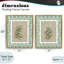 Ensemble de 2 cadres flottants Green Botanical-893298182-893298201
