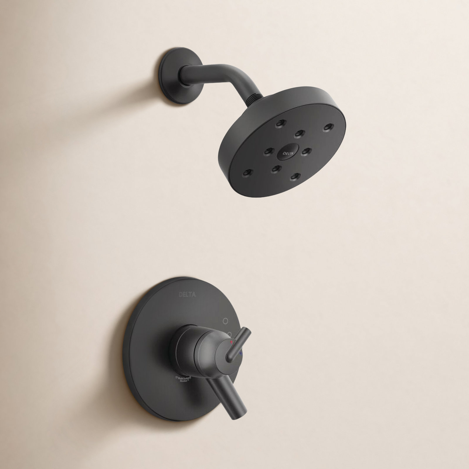 Trinsic 17 Series Dual-Function Shower Set, Matte Black
