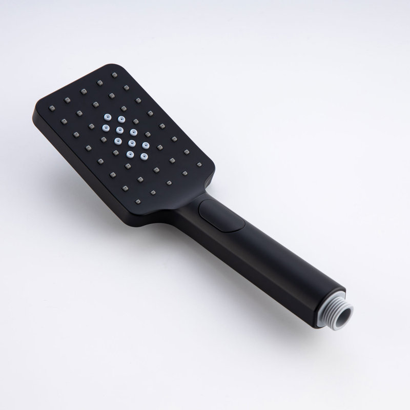 Pomme de douche multifonctionnelle, Noir mat