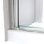 DreamLine Aqua-Q F 32 po x P 32 po x H 74 3/4 po sans cadre porte de douche en nickel brossé avec base de douche blanche-64323343-89069385-132212711