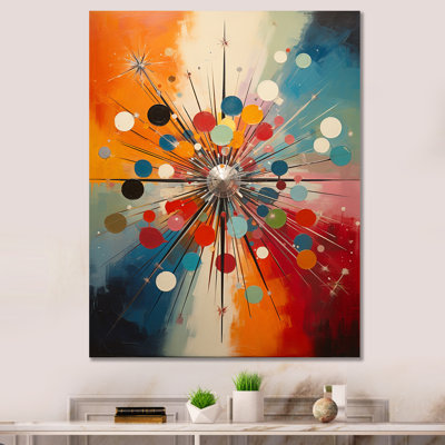 Evertas coloré Mid Century Optique Serenade IV - Art abstrait Mid-Century