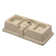 Kichae 28" L Glossy Ceramic Rectangular Undermount Bathroom Sink with Overflow