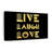 " Live Laugh Love Typography III " by Enchanté Designs-604835926