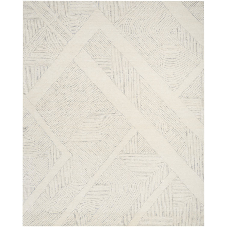 DKNY Pure Patterns Ivory Grey Modern Indoor Rug