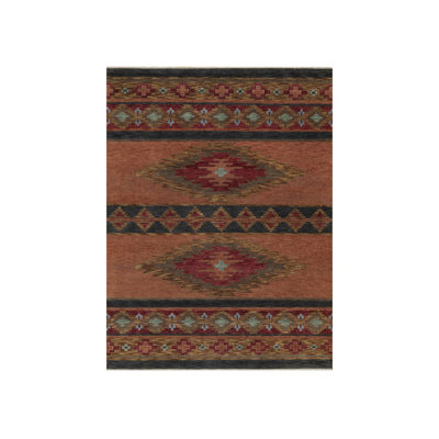 Tapis brun clair en laine noué à la main de style sud-ouest 9 pi 1 po x 12 pi 1 po 0267BAE8A38948AAADCABBF9EE28DA2A