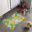 Classy Lemonade Motifs - 1 Piece Bone Shape Feeding Mat