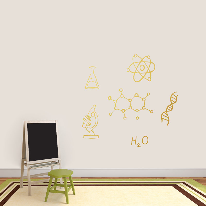 Adhésif décoratif chimie, Or