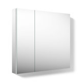 KOHLER Verdera Aluminum Double-Door Medicine Cabinet, Frameless with Adjustable Shelves, 34'' W x 30'' H