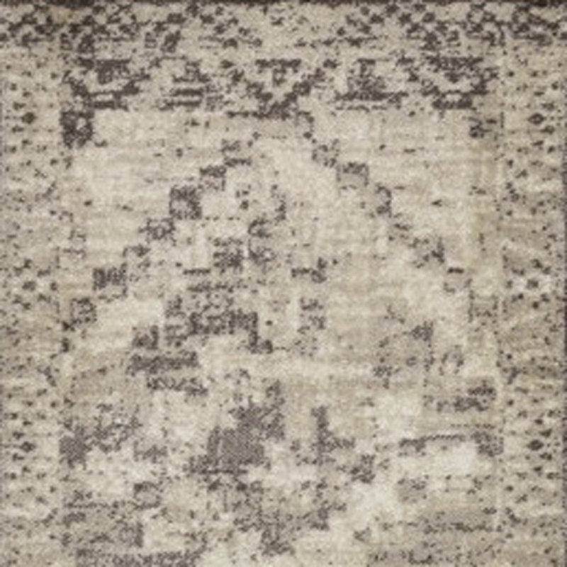 Tapis de couloir gris 8 'Dhurrie