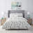 Eucalyptus Combed Cotton Full/Queen Printed Comforter Set Green-1617190389