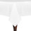 5 Pack Rectangular Polyester Linen Tablecloth