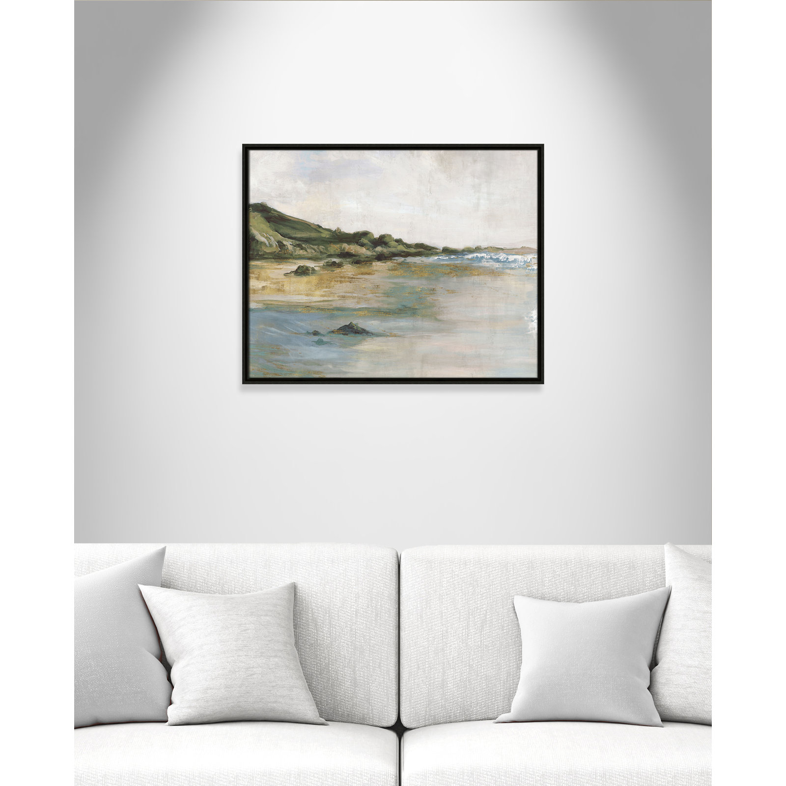 Tide’s Edge Print by , Espresso, 23.5" H x 29.5" W