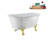 57.5'' x 29.5'' Soaking Acrylic Bathtub-83636132-83636137