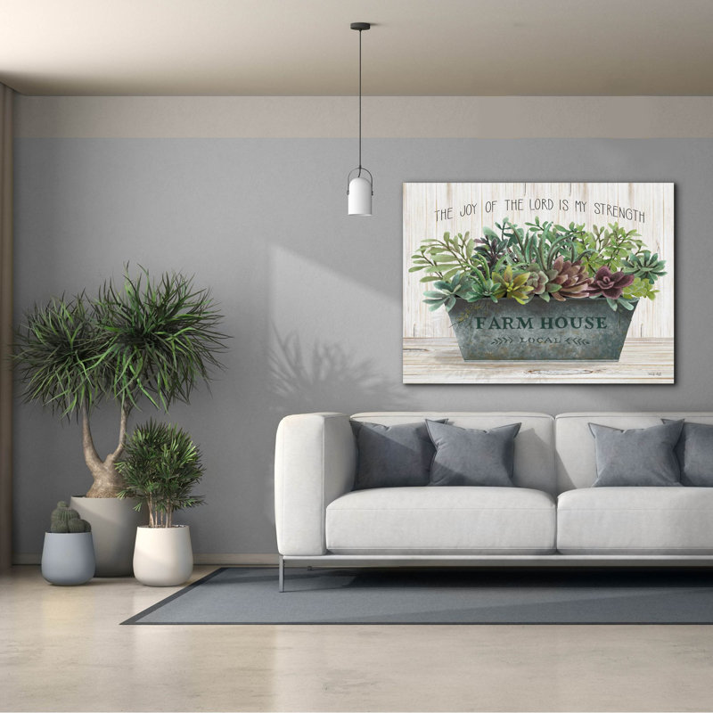 «The Joy of the Lord» par Cindy Jacobs, art mural sur toile, H 40 po l 54 po x P 1,5 po