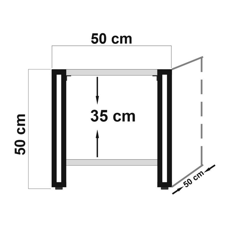 Carlile Sled End Table
