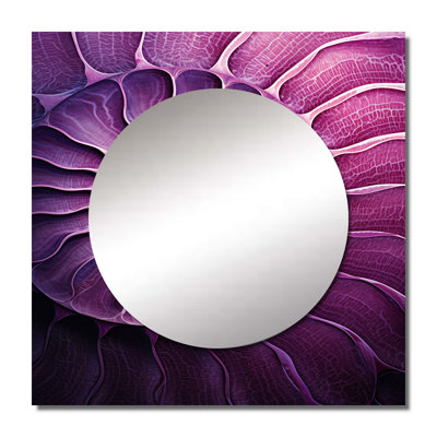 Folia - Nautilus Square Mirror Wall Art For Bathroom