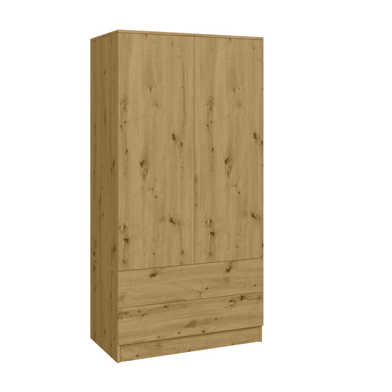 2 Door Wardrobe, Oak