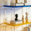 Modern multi-layer acrylic minimalist bookcase-575879803