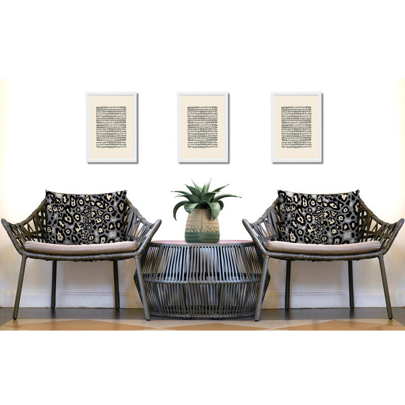 Oreiller réversible intérieur / extérieur Tari, 25x18, Gray