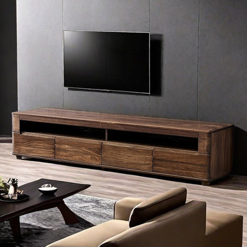 Meuble télé de style nordique, H 16,93 po x l 78,74 po x P 17,72 po
