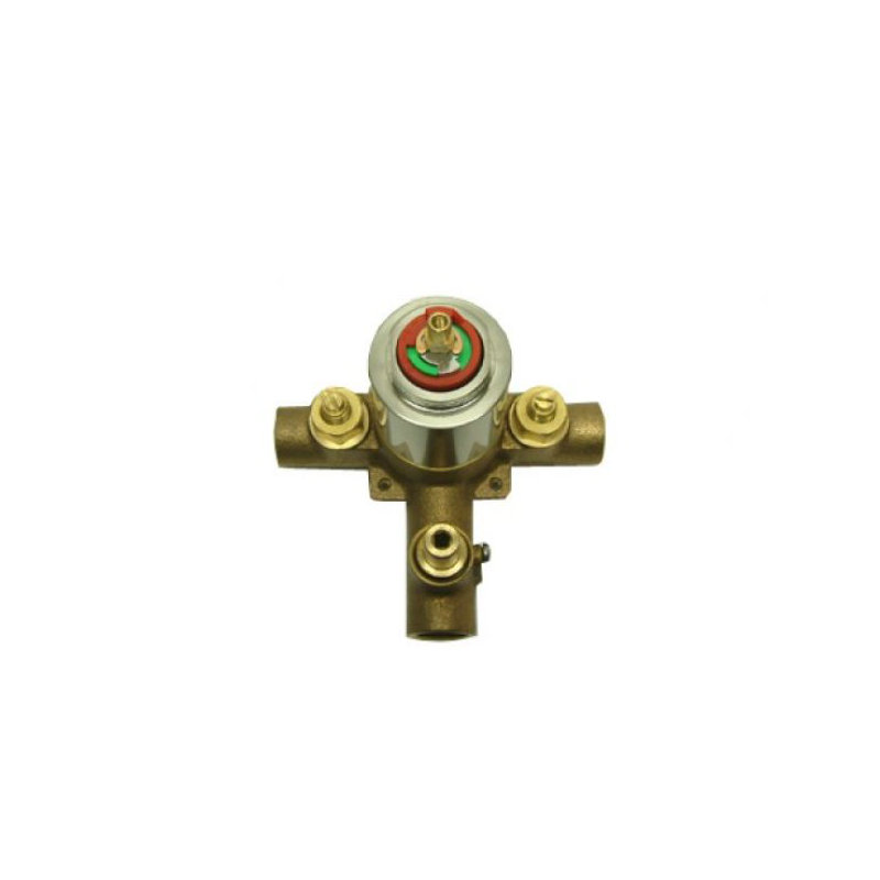 Robinet de baignoire et robinet de douche à pression équilibrée Heritage, Nickel satiné