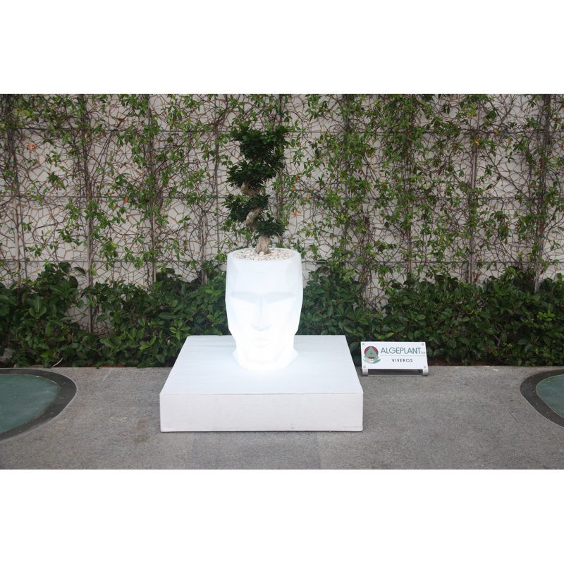 Pot de fleurs statue en résine Adan, H 16,5 po x l 11,75 po x P 16,25 po