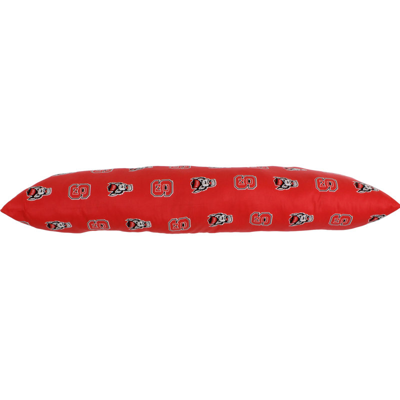 100% Cotton Lumbar Pillow, North Carolina State Wolfpack