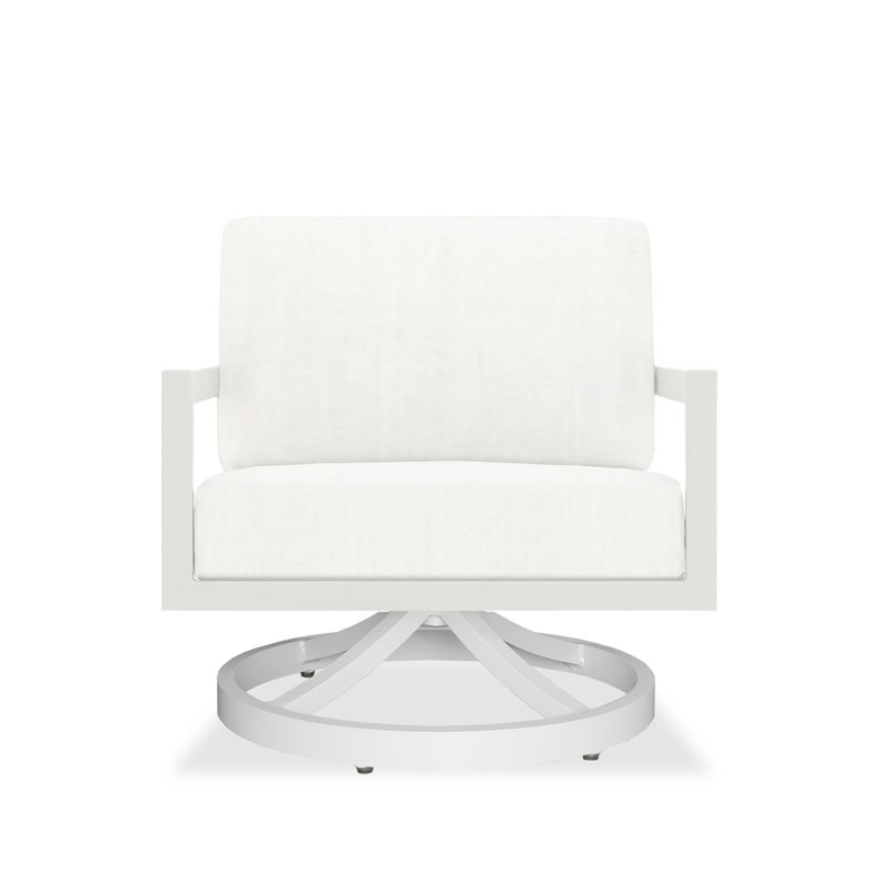 Pacifica Outdoor Rocker Chair, Canvas Natural Sunbrella® Canvas, White