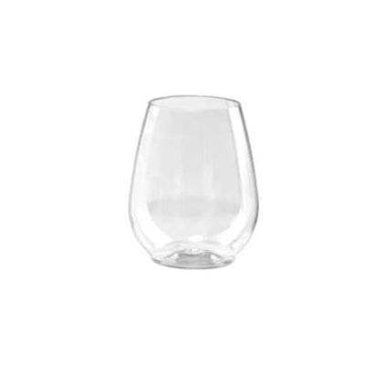 Ecoquality 4Oz Clear Stemless Plastic Wine Glass – Disposable, Durable, And Reusable Cups For Cocktail Tastings, Party Drinks, Weddings, Bars, Catering, And Special Events (120)