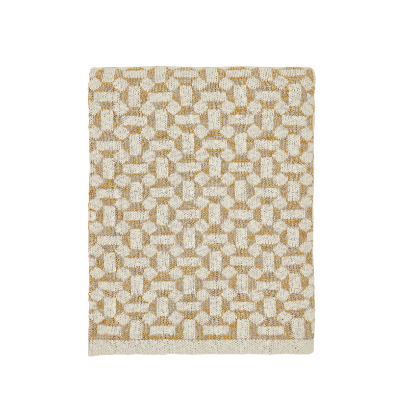 Honey & Crumpets Geo Knit Cotton Throw
