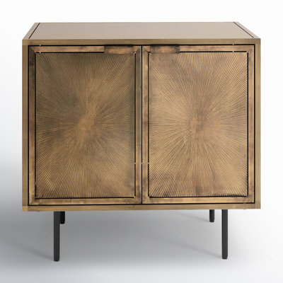 Melissa Metal 25" Nightstand