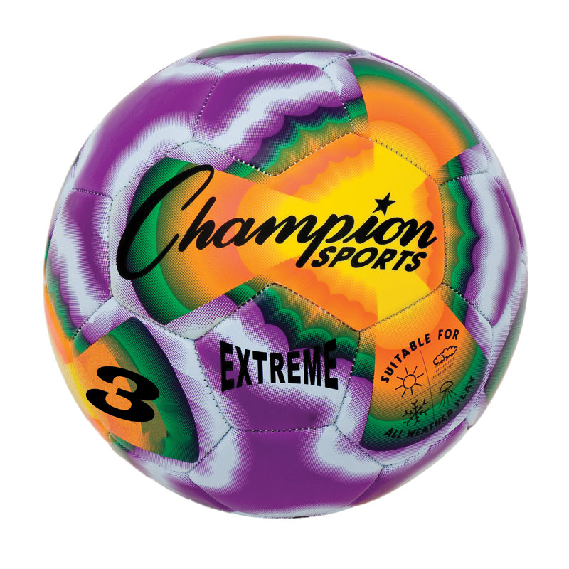 Champion Sports Extreme Tiedye Soccerball, taille 3