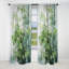 Bamboo Romantic Impression I - Rideau en bambou - Rideau occultant à motif floral - 1 panneau-240563116