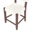 Ensemble de 2 tabourets de bar Mid-Century de 40,4 po avec dossier, tabourets de bar rembourrés en lin avec pieds en bois massif pour la salle à manger de l'îlot de cuisine