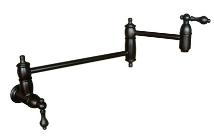 Robinet remplisseur décoratif, Bronze huilé