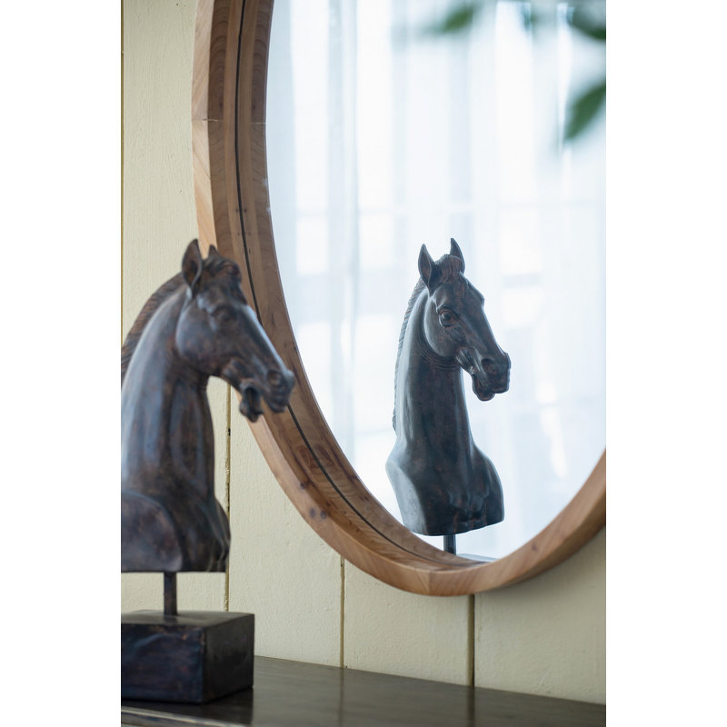 Miroir mural 24 po x 36 po avec cadre en bois