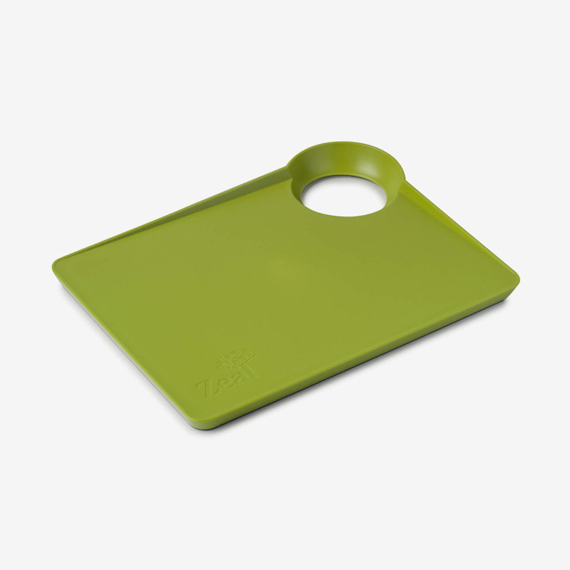 Straight to Pan Chopping Board, Large, 25.5cm L x 33.5cm W, Lime Green