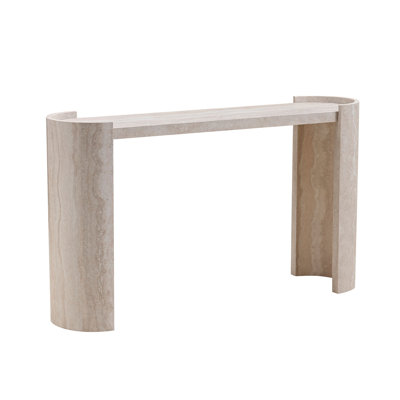 53.15 Inch Faux MARS marble Pattern Entryway Table for Living Room