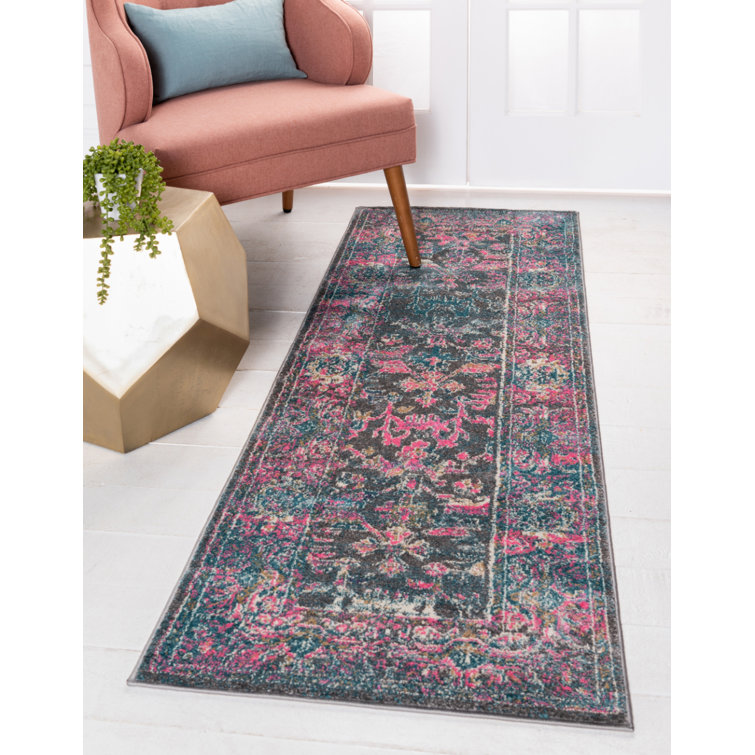 Tapis abstrait gris Sepe