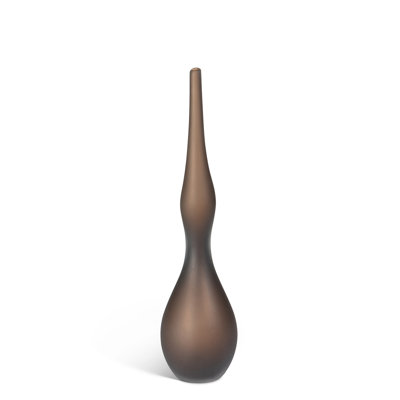 Luca Glass Vase, Coffee, Large