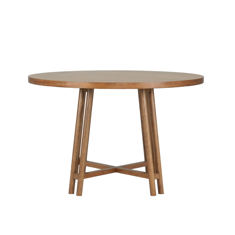 Wales Avery Round Solid Wood Dining Table